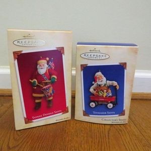 Hallmark Santa Ornaments